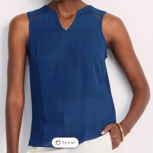 Montgomery Post Reggie Sleeveless Polyester Blouse